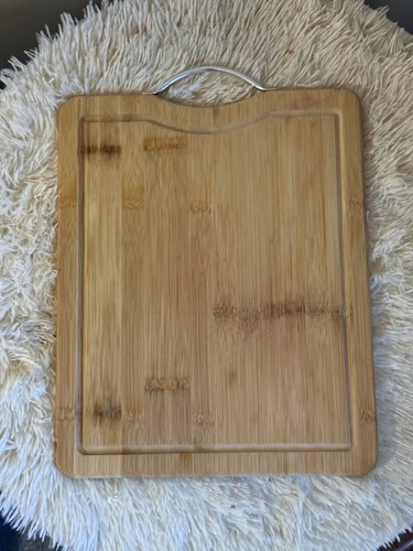 Bamboo cutting board - cutting,