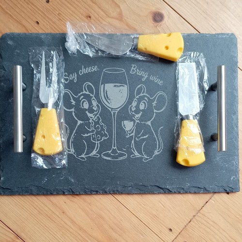 Slate cheese board - slate,