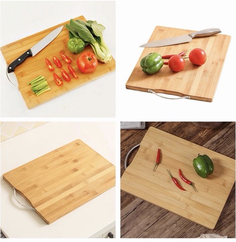 Large bamboo cutting board - bamboo,