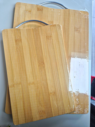 2pc bamboo rectangle cutting - bamboo,