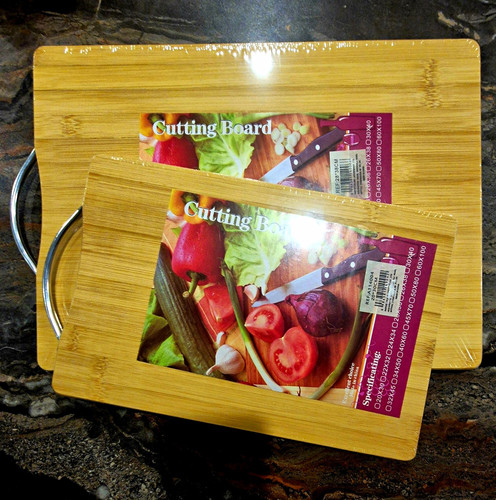 2pc bamboo rectangle cutting - 2pc,