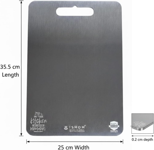 Stainless steel cutting board - stainless,