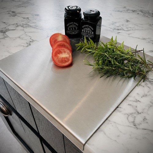 Satin stainless steel folded - satin,