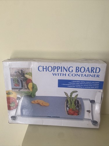 Chopping board with container - chopping,