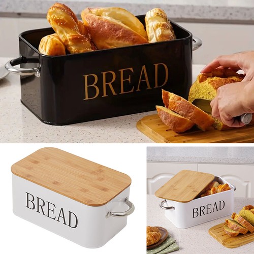 Metal bread box - box, with